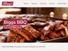 Tablet Screenshot of biggsribs.com